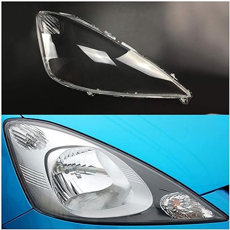 Amazon 車のヘッドランプカバー 自動車ヘッドランプレンズのフィット感のためのジャズハッチバック08 11自動車用交換レンズオートシェル カバー自動車ヘッドライトカバー Color Passenger Sider ヘッドライトレンズ 車 バイク