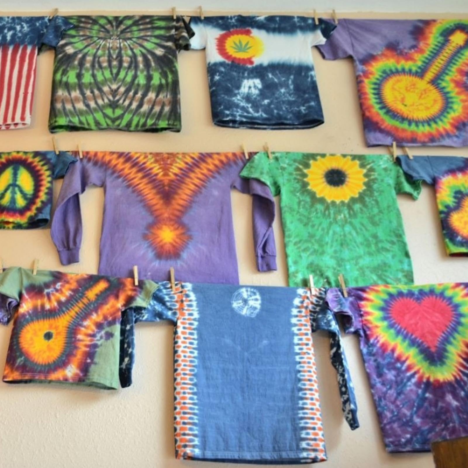 Amazon.co.jp: 絞り染め 染料、染料セット、8色/18色 布染め