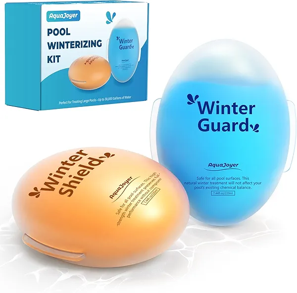 AquaJoyer Professional Pool Winter Closing Kit, Winterizing Kit, Close Your Above Ground or Inground Pool with Ease, Up to 30,000 Gallons