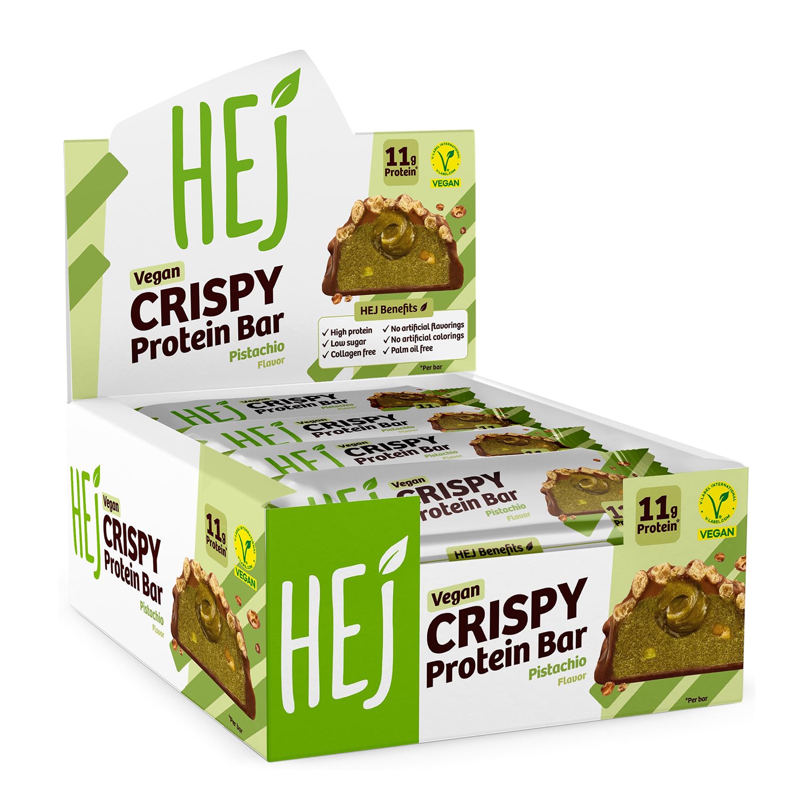 HEJ Vegan Crispy | High Protein Eiweißriegel Snack