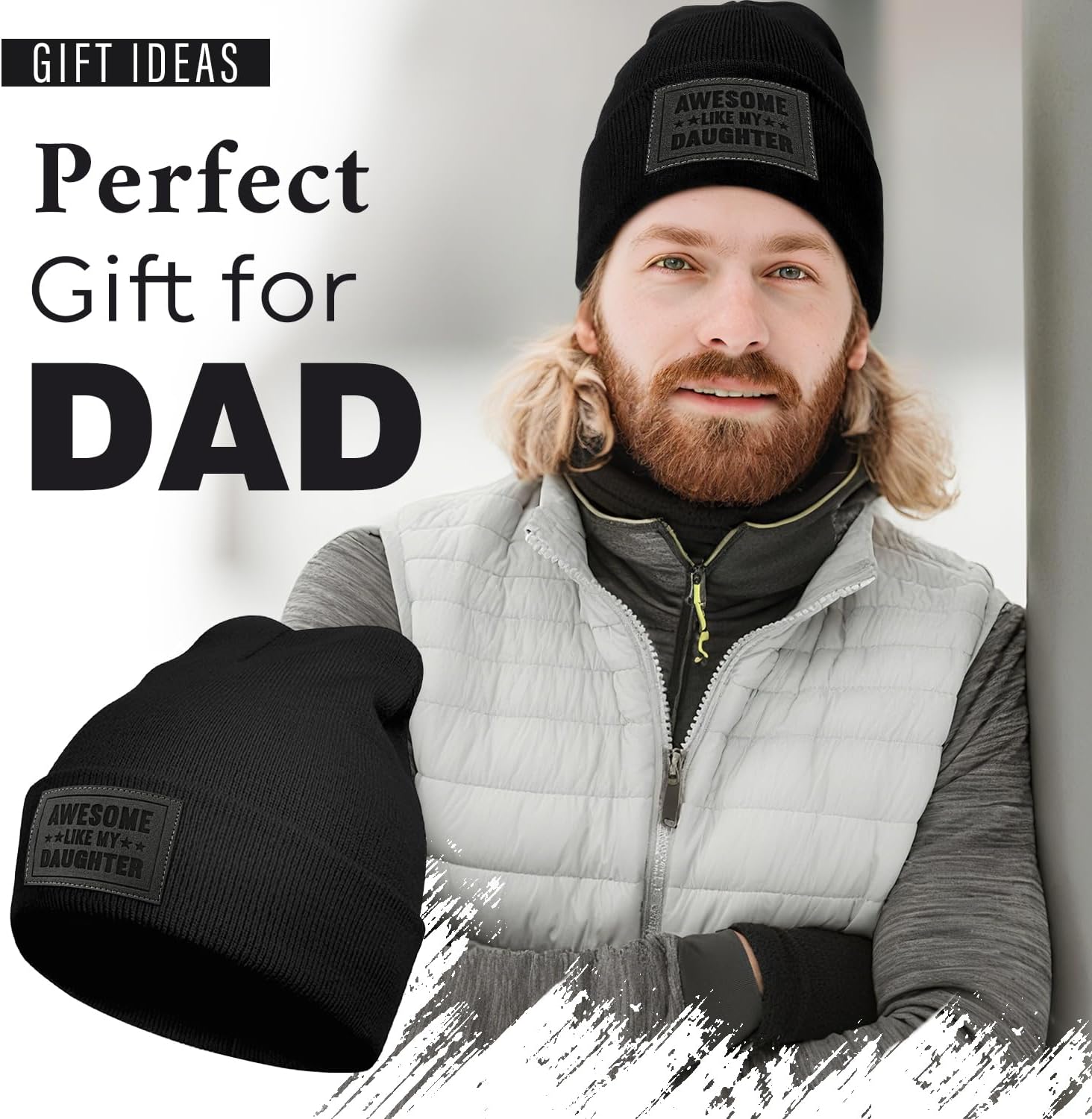 Awesome Like My Daughter Hat, Girl Dad Birthday Gift from Daughter, Girl Dad Baseball Cap for Men - Image 5