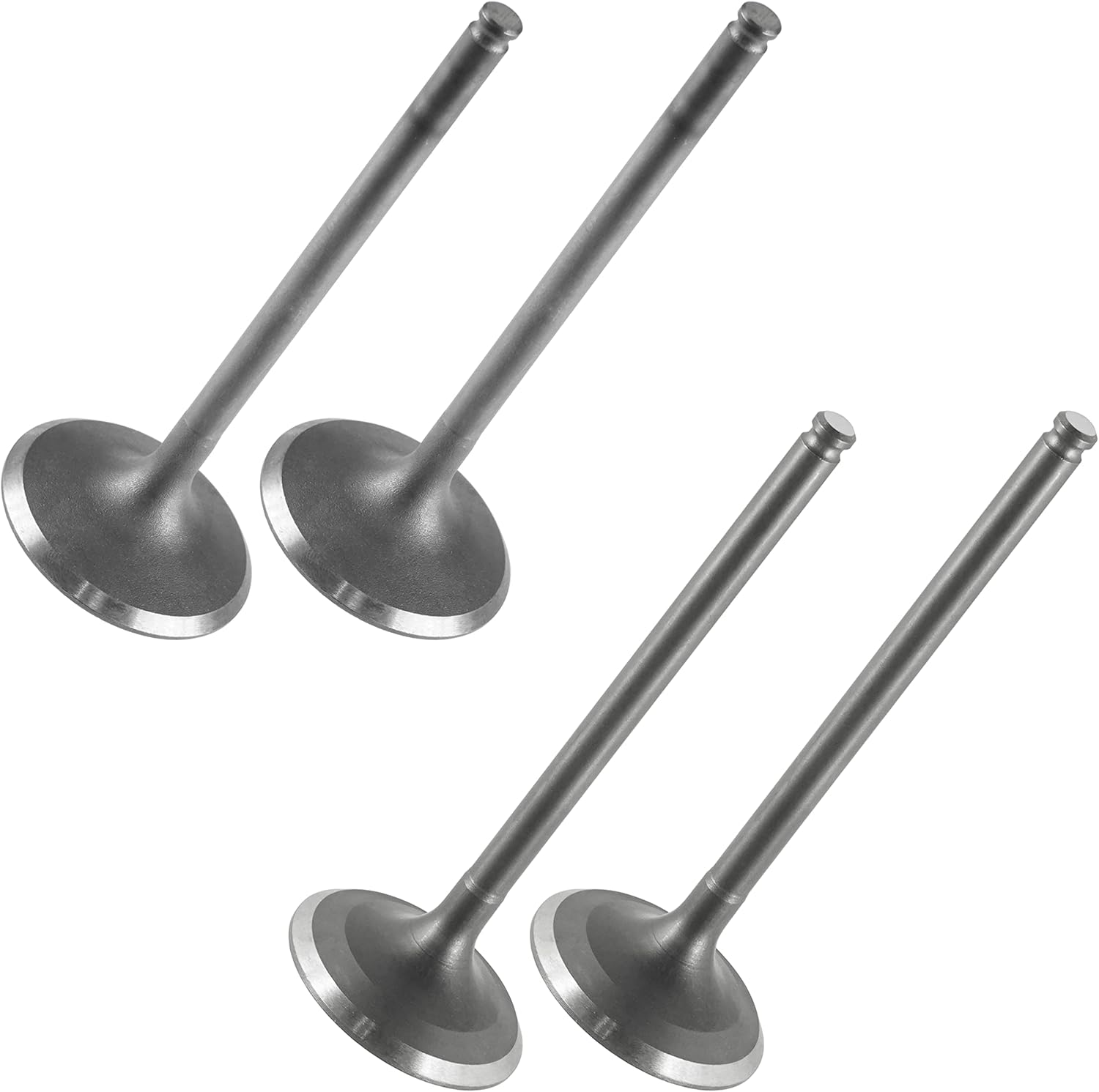 Caltric Intake Exhaust Valve Kit Compatible with Suzuki King Quad Part Number 12911-31G00 12912-31G00