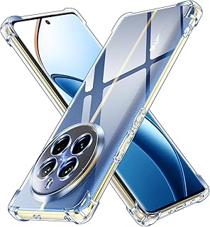 جراب حماية مصنوع من بولي يوريثين حراري والسيليكون ومزود بزوايا ممتصة للصدمات وواقي جوريلا للكاميرا دلع موبايلك لموبايل ريلمي 12 برو بلس شفاف