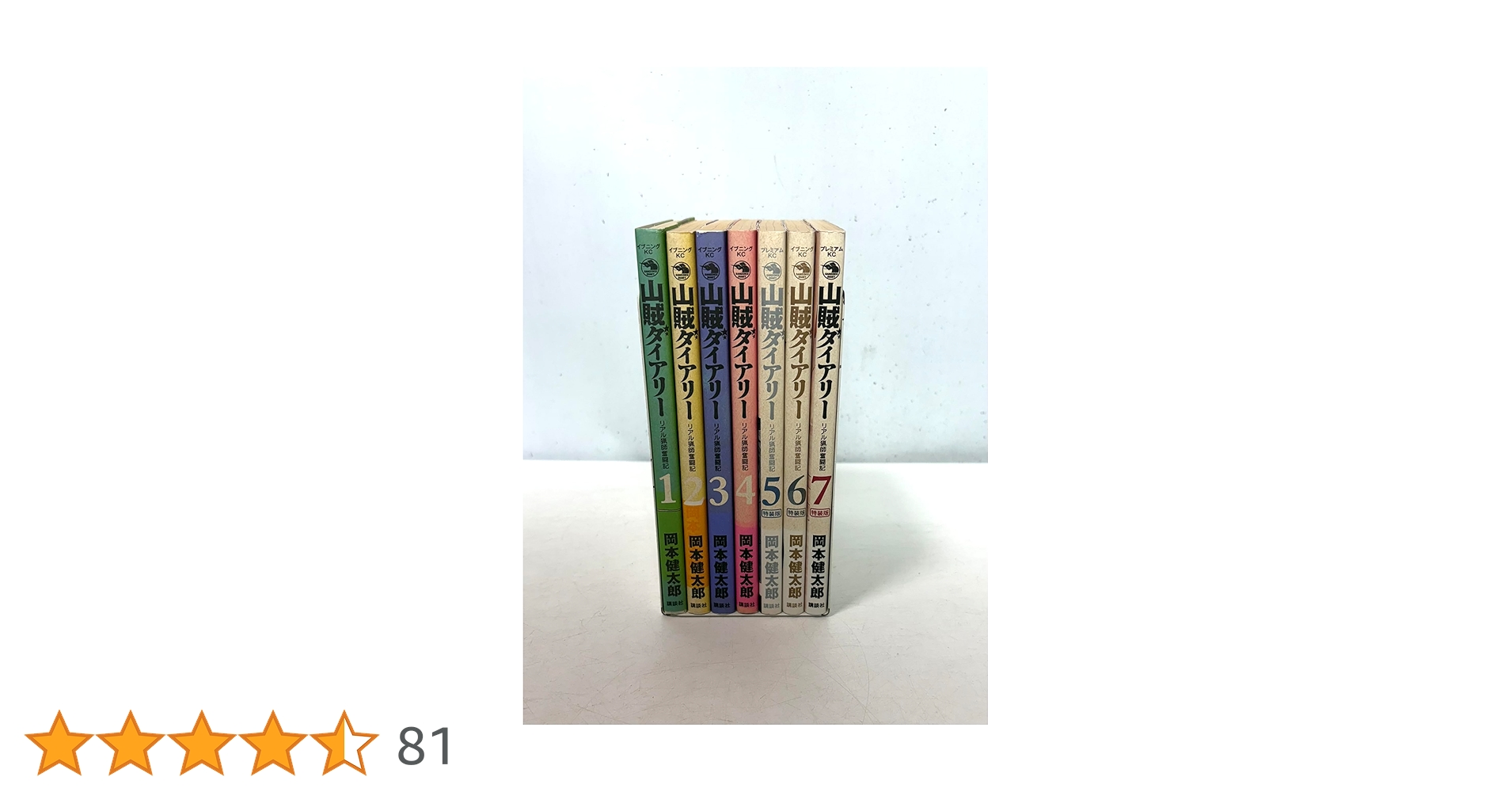 山賊ダイアリー コミック 1-7巻セット (イブニングKC) | 岡本