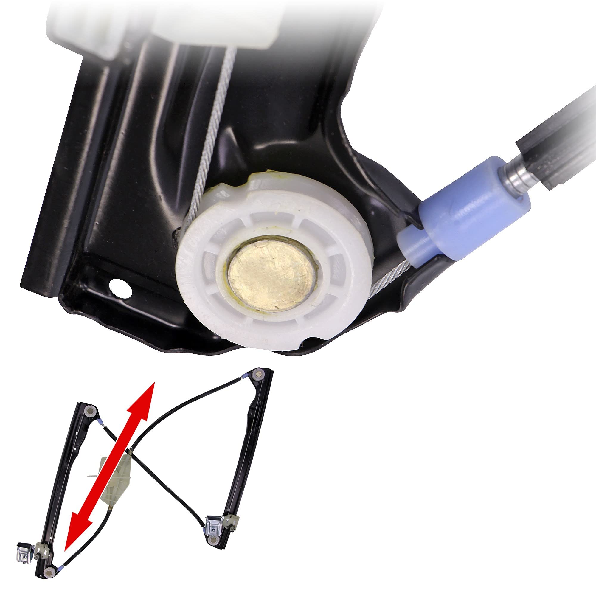 ATEC Germany 1x Elevalunas eléctrico delantero derecho