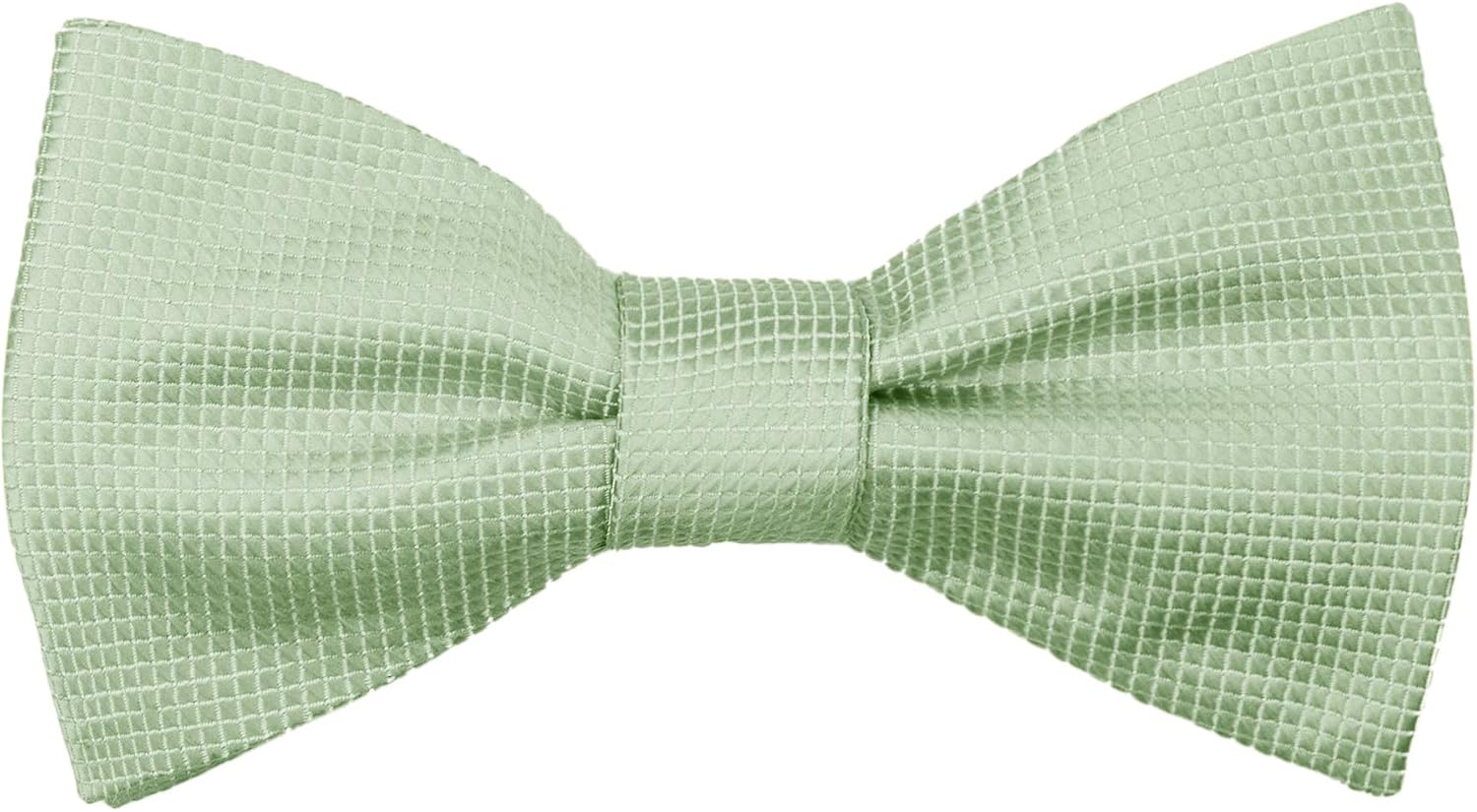 Jacob Alexander Men's Woven Subtle Mini Squares Adjustable Self-Tie Bow Tie