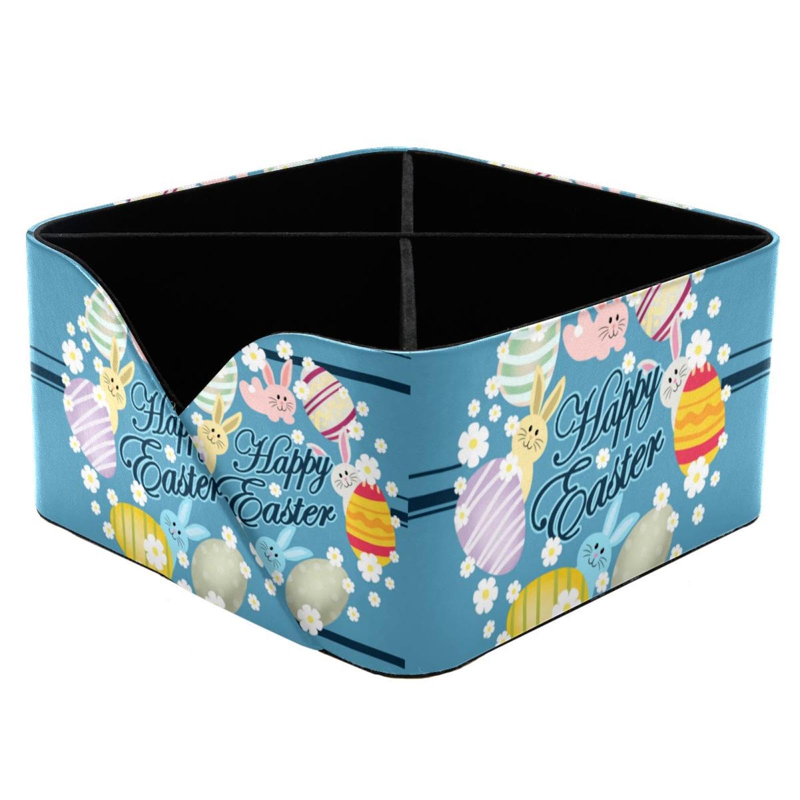 Boîte de rangement Happy Easter compartimentée et robuste pour optimiser vos tiroirs