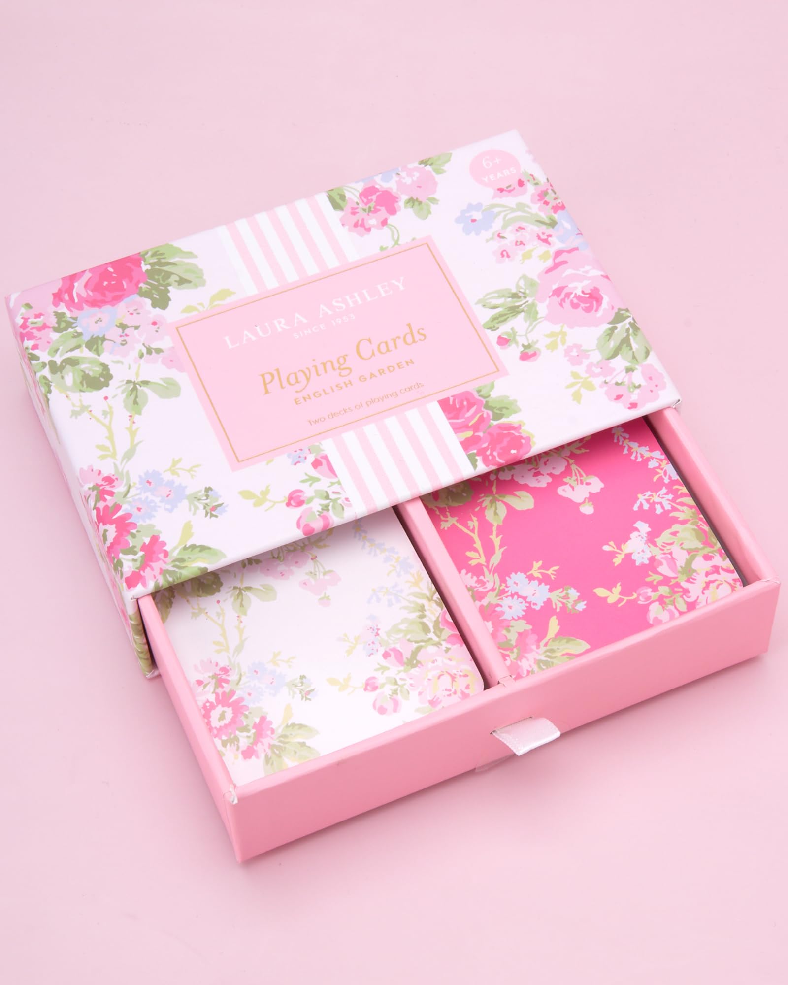Laura Ashley English Garden Playing Cards – Set of 2 Standard Card