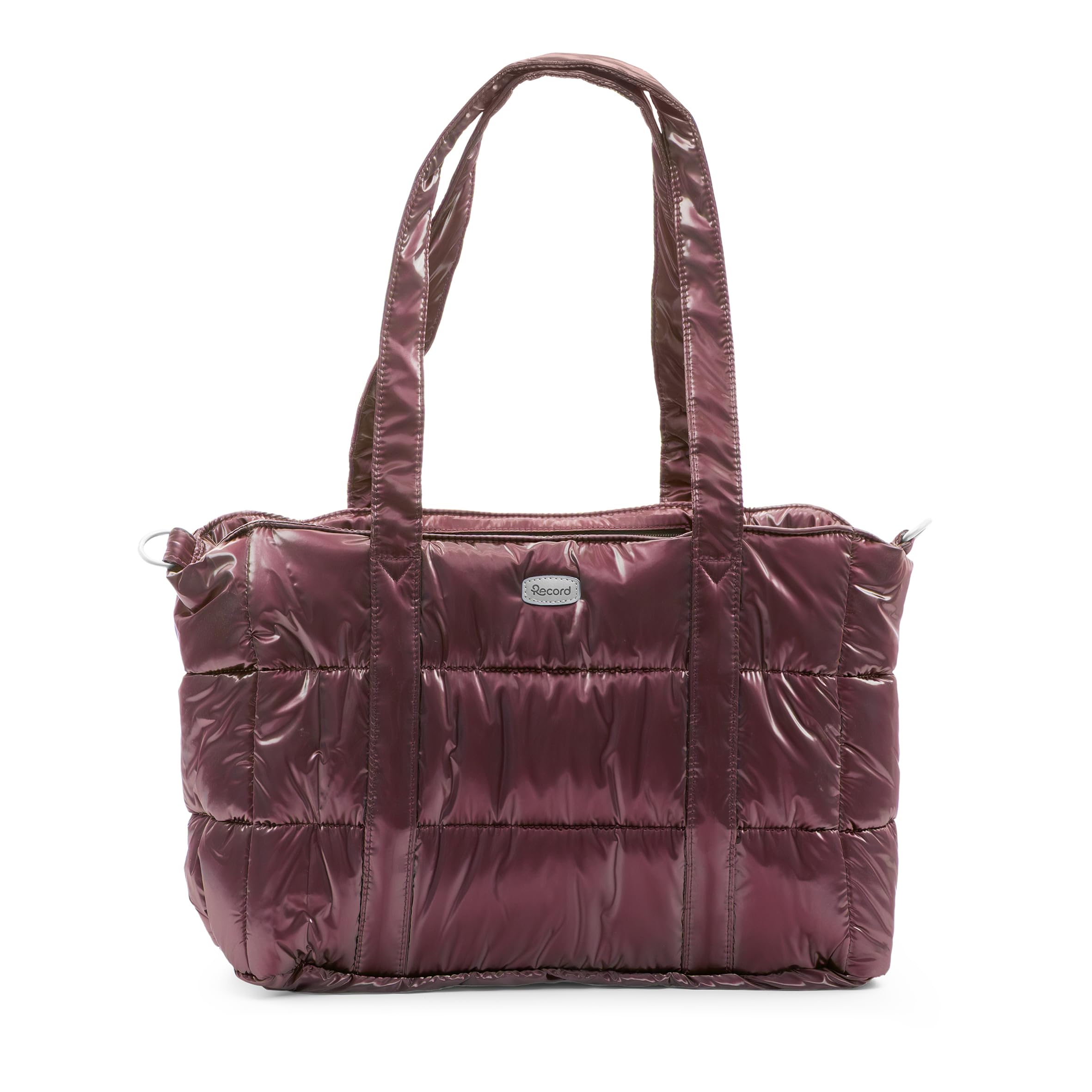 Record - Borsa trasportino Subzero per cani e gatti. Traportino per Cani in poliestere resistente con effetto cangiante. Tracolla removibile, fondo e tasca interna con zip | Rosso, 42,5 x 20 x 29 cm
