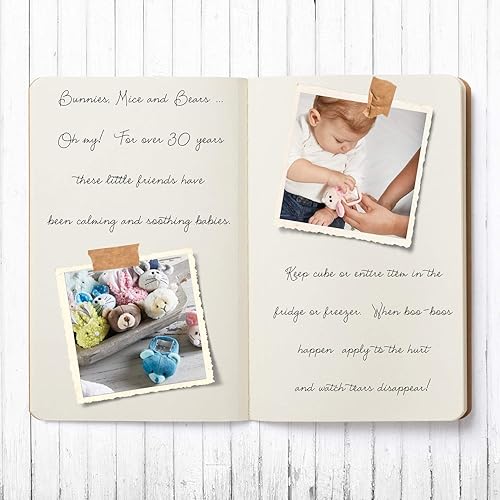 Miniatura 3 de Stephan Baby Boo Bunnie Comfort Toy and Boo Cube Rosado con puntos 0-24 Months Infant