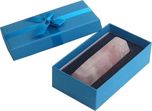 Miniatura 7 de Columna de cristal piedra de pulso grande con materias primas naturales La energía cristalina puede hacerte fortalecer la inspiración en la vida, se