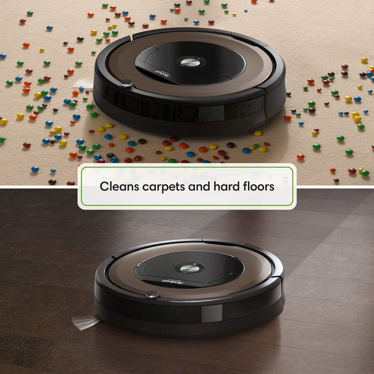 iRobot Roomba 890 Robot Vacuum- Wi-Fi Connected, Works with Alexa, Ideal for Pet Hair, Carpets, Hard Floors (Renewed)