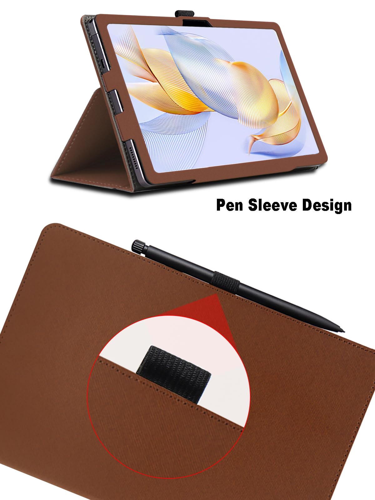 Custodia per Acer Iconia Tab A11 11 Pollici, Cover Tablet Acer Iconia Tab A11-11-A921, Copertura Protettiva Pieghevole con Supporto per Matita e Cinturino da Polso, Protezione Completa. (Azzurro