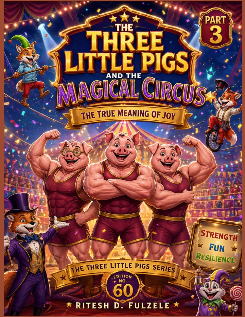 THE THREE LITTLE PIGS AND THE MAGICAL CIRCUS PART 3: THE TRUE MEANING OF JOY: THE THREE LITTLE PIGS SERIES EDITION NO. 60