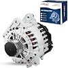New Alternator Fits for 2007-2013 Nissan Altima L4 2.5L, 2007-2012 Sentra, 2011-2013 Rogue, 110A High Output Alternator Replace AVA0074, 11258N, 11258, 23100-JA02A, 23100-JA02B, 23100-JA02C