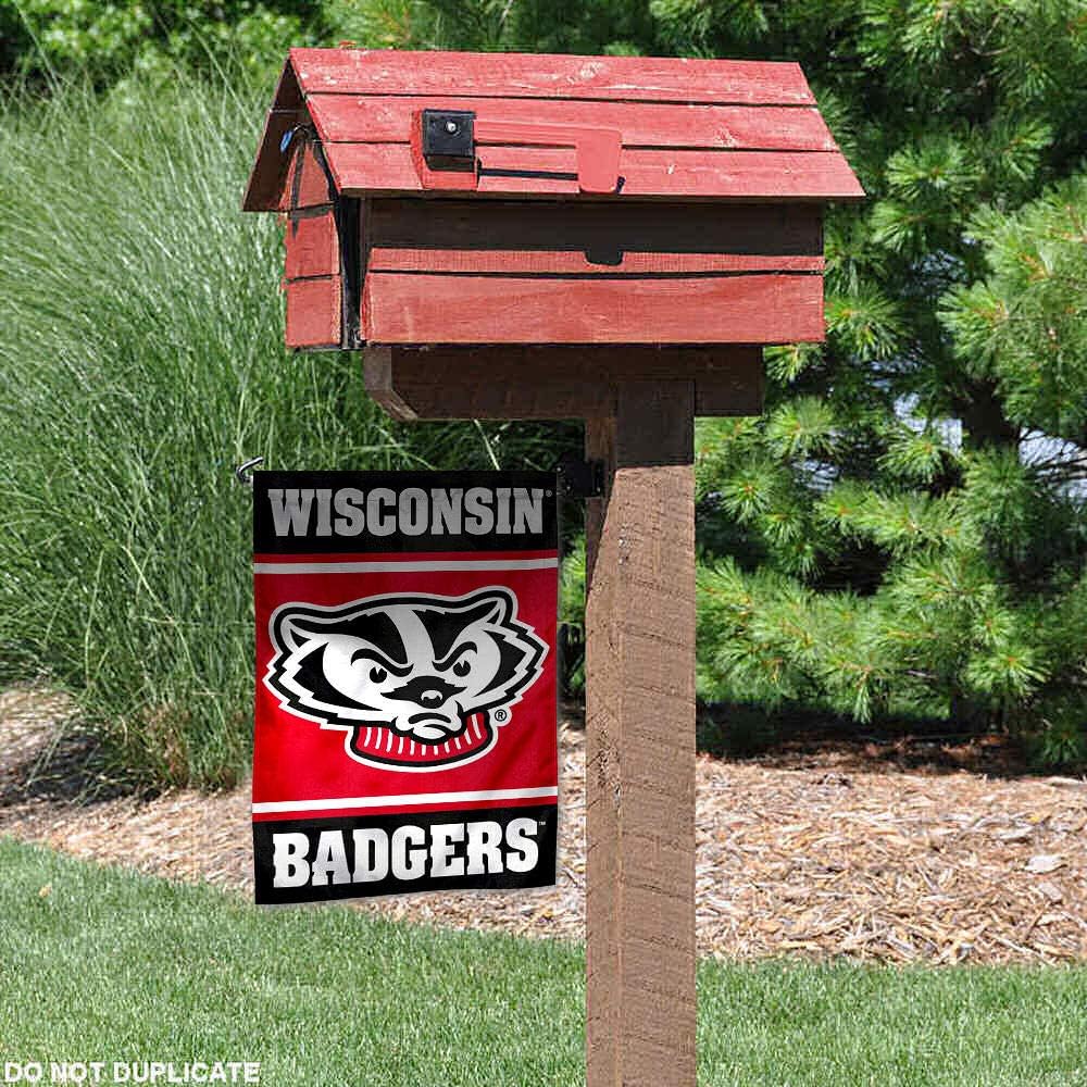 College Flags & Banners Co. Wisconsin Badgers Garden Flag - Image 3