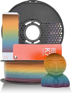 NFIL3D 1KG Net HS PLA+ Dull Rainbow - 3D Printer Filament | Filaments for 3D Printer| 1.75mm| Accuracy - +/- 0.015mm | 100... Price In India