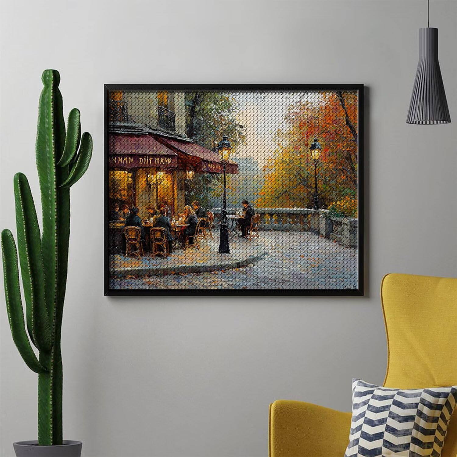 Kawa Diament Malarstwo Dorośli Dziecko, 5D DIY Diamentowe Malarstwo Pełny Zestaw, Diamentowe Malarstwo Rzemiosło Rhinestone Ścieg krzyżykowy Malarstwo dla Dorosłych, Dekoracja domu, Prezenty 70x90cm s