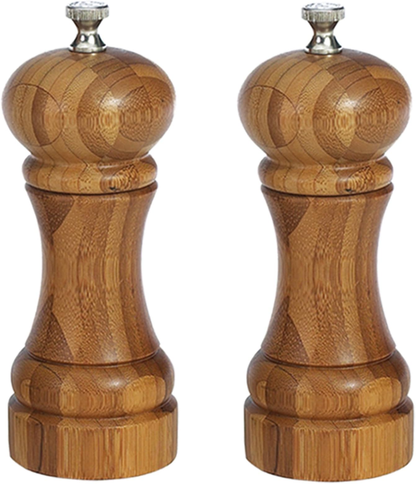William Bounds Bamboo Mill Salt and Pepper Set, 5 inch