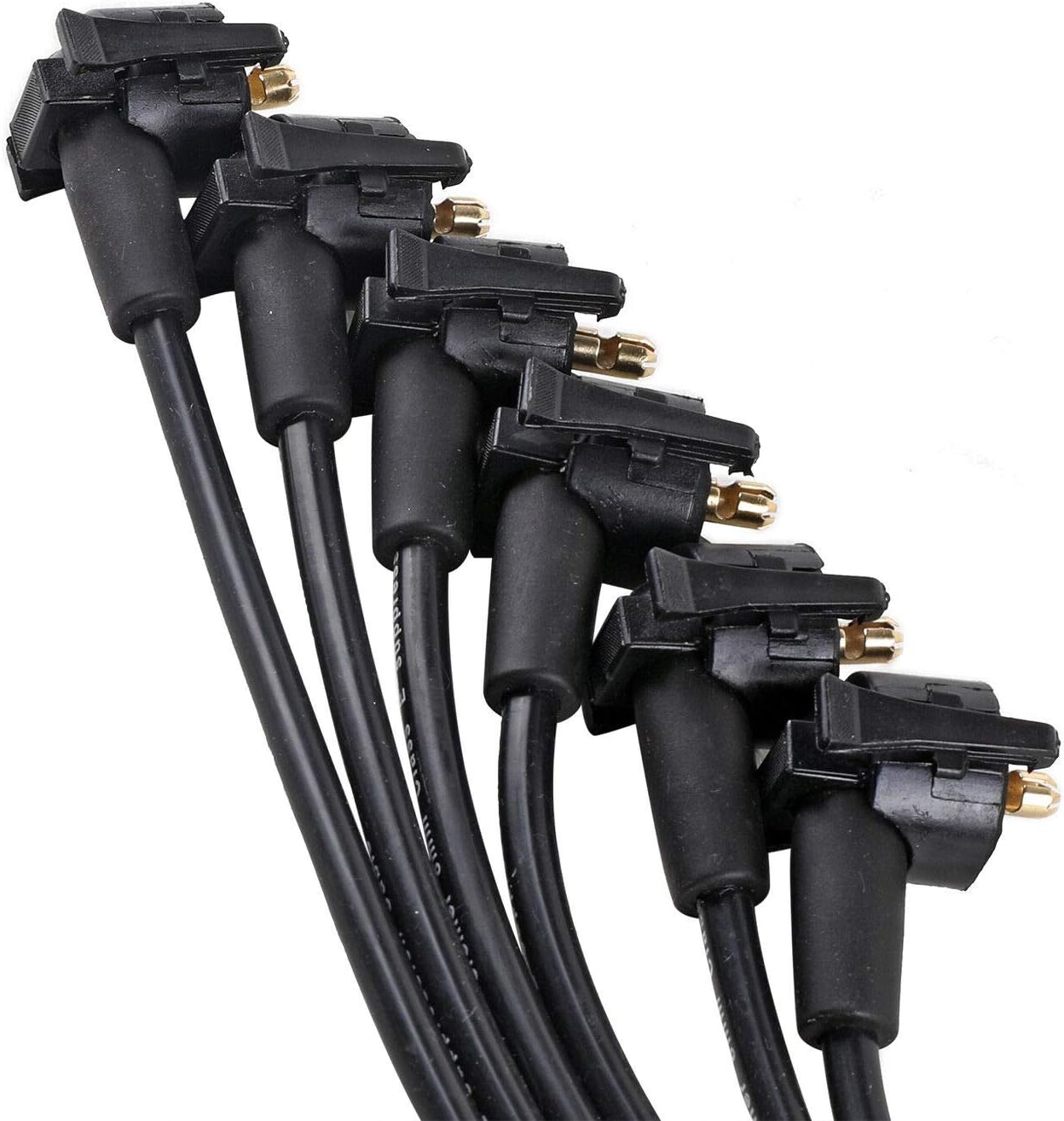 Ignition Spark Plug Wires 8mm (6PC Set) for 1999-2000 Ford Mustang V6 3.8L