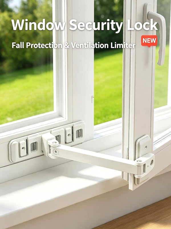 ChayWillow Window Restrictor No Drill Self-Adhesive Safety – product photo 2 of 8