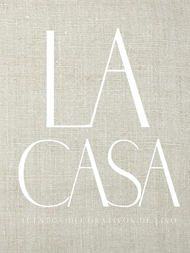 La Casa Acentos Decorativos de Lino Libro Decorativo para la mesa de centro (Spanish Edition)