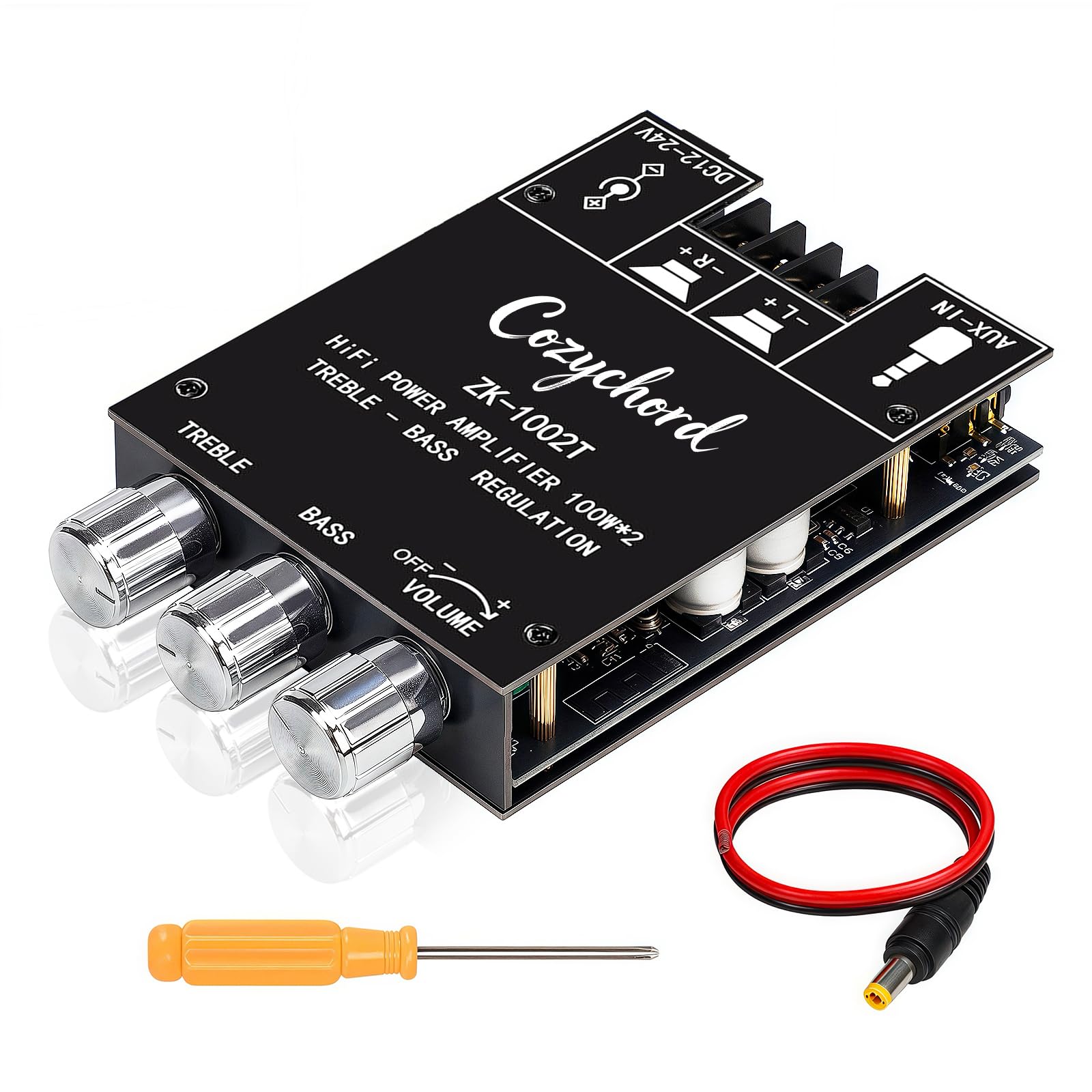 Amazon.com: Cozychord ZK-1002T Bluetooth 5.0 Stereo Amplifier