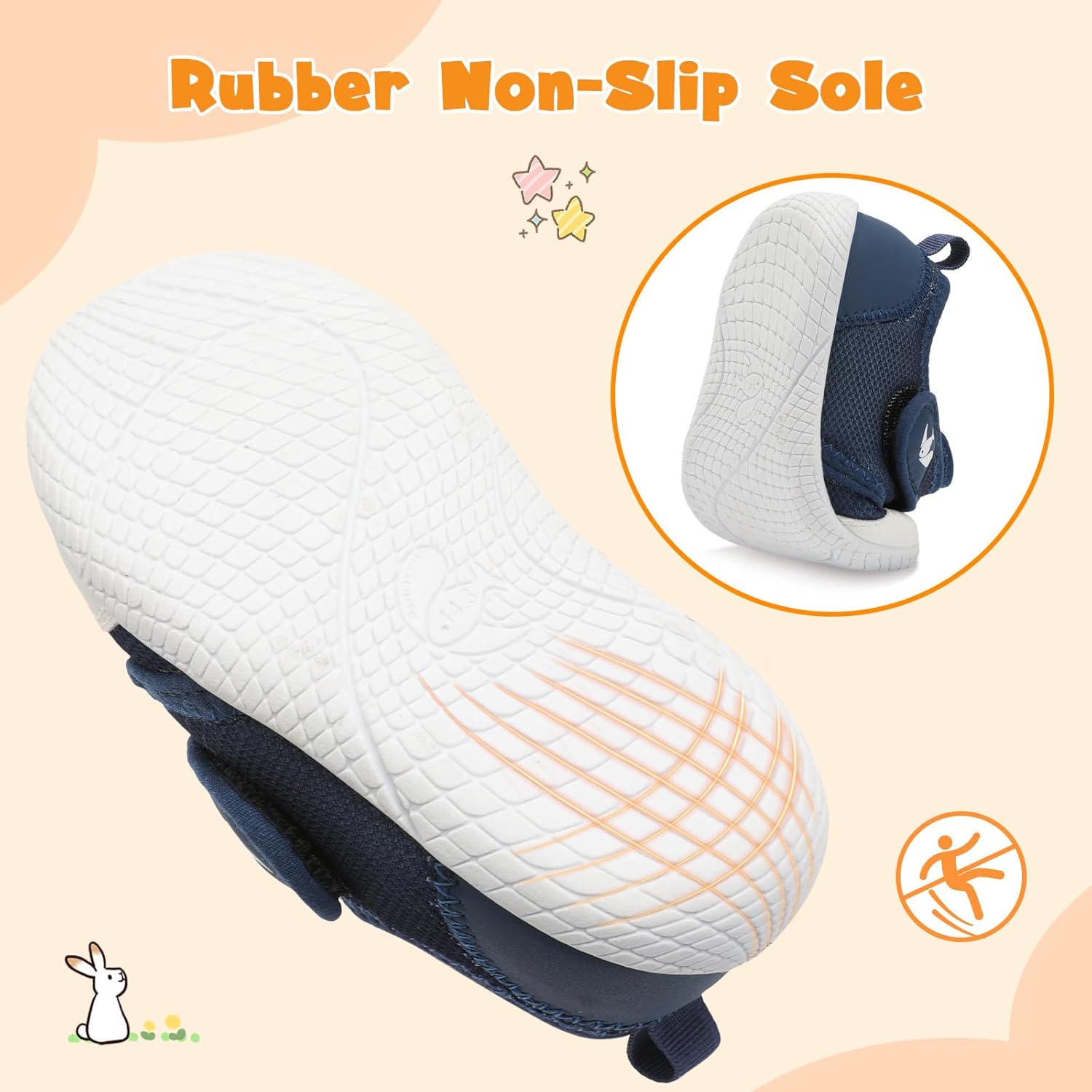 FEETCITY Toddler Shoes Girls Boys Barefoot Shoes Toddler Walking Shoes Kids Slip On Sneakers Breathable Tennis Shoes - Image 6