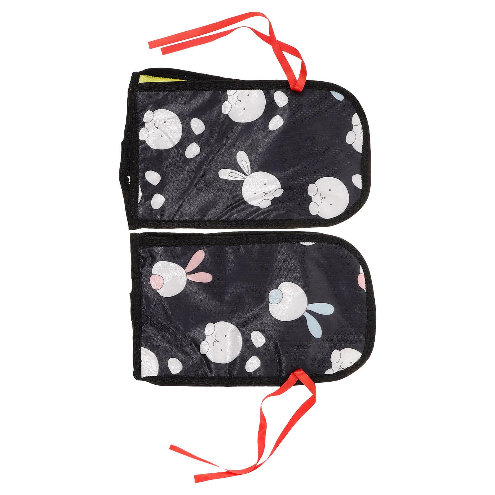 Yardwe Waterproof Breathable Handlebar Gloves with Cartoon Design for Electric Motorcycle and Bicycle Windproof Sun Protection Riding Mitts