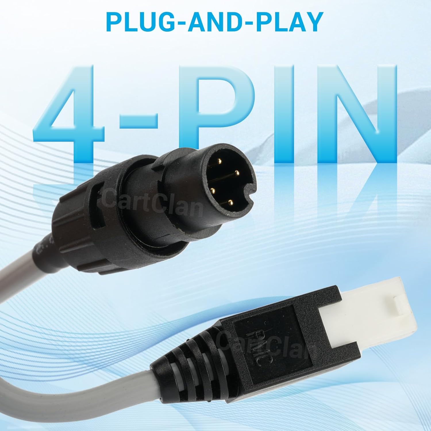 Club Car Handheld Adapter 1307 4 Pin Molex Cable for Curtis Speed Code Programmer 1311/1313， Replace OEM# 102251501