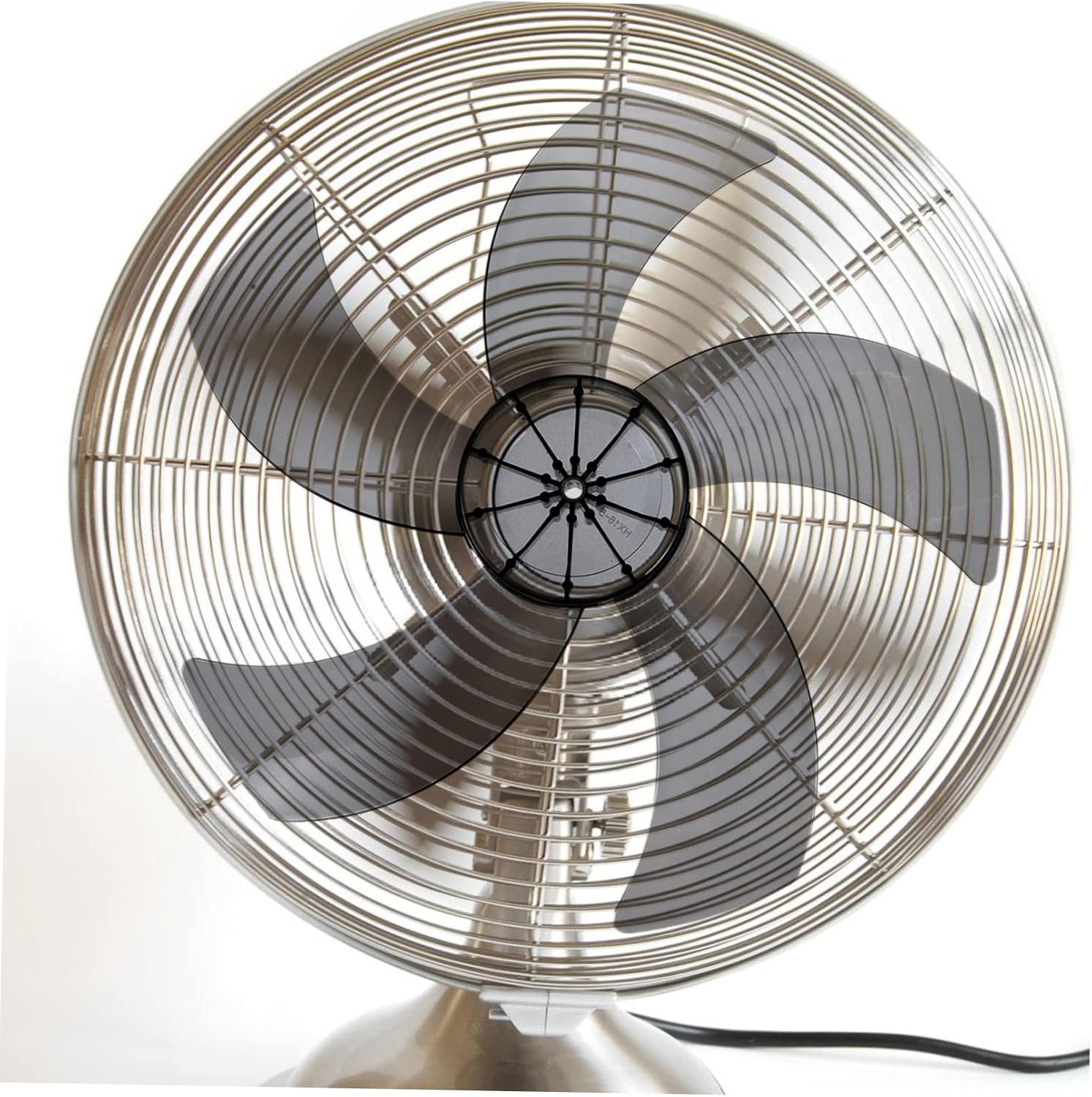 DOITOOL 2pcs Electric Fan Replacement Leaf Transparent Blades for Standing Pedestal and Table Fans Easy to Install Plastic for Home Use