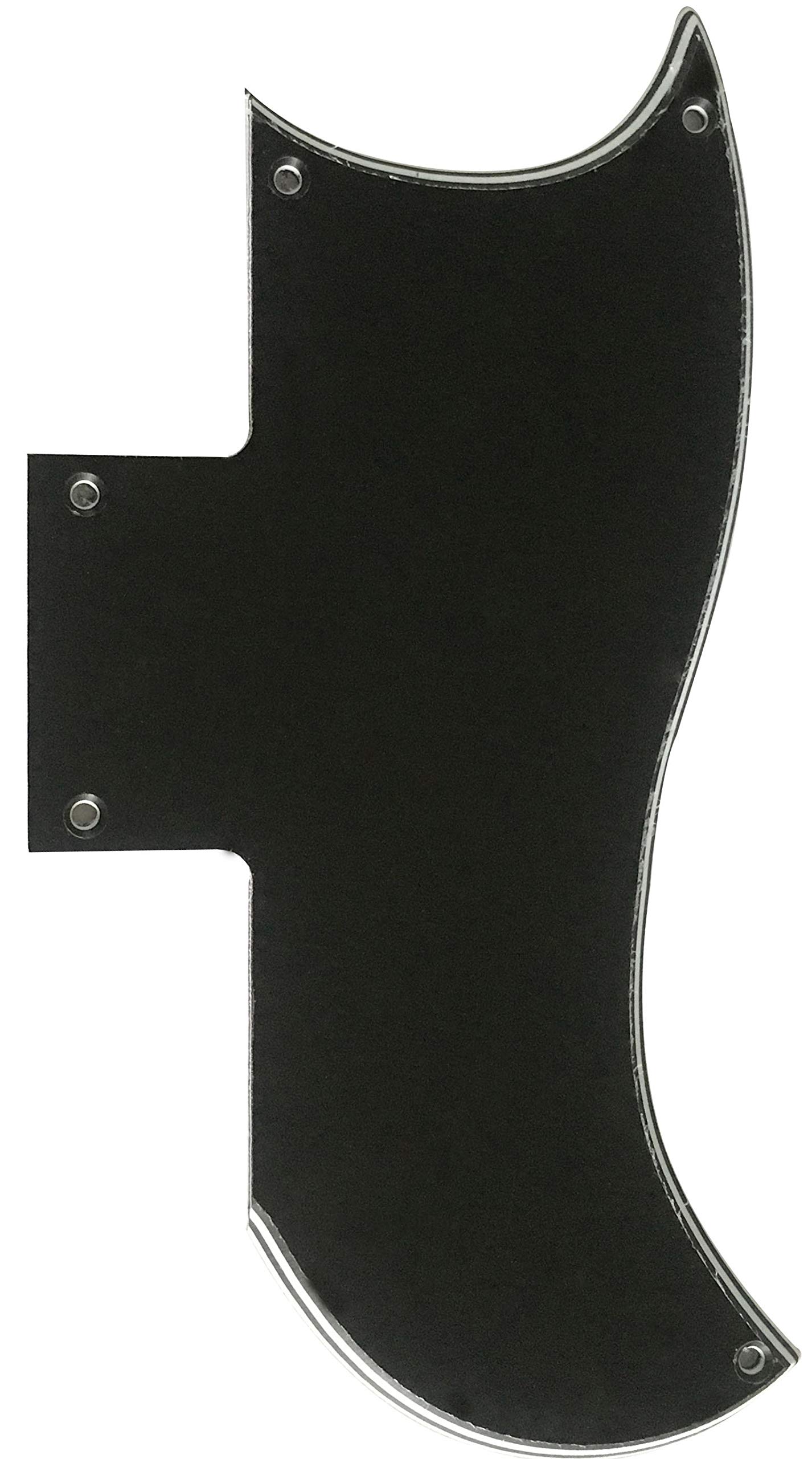 Electric Guitar Pickguard for Gibson SG '61 Reissue Style (4 Ply Black)