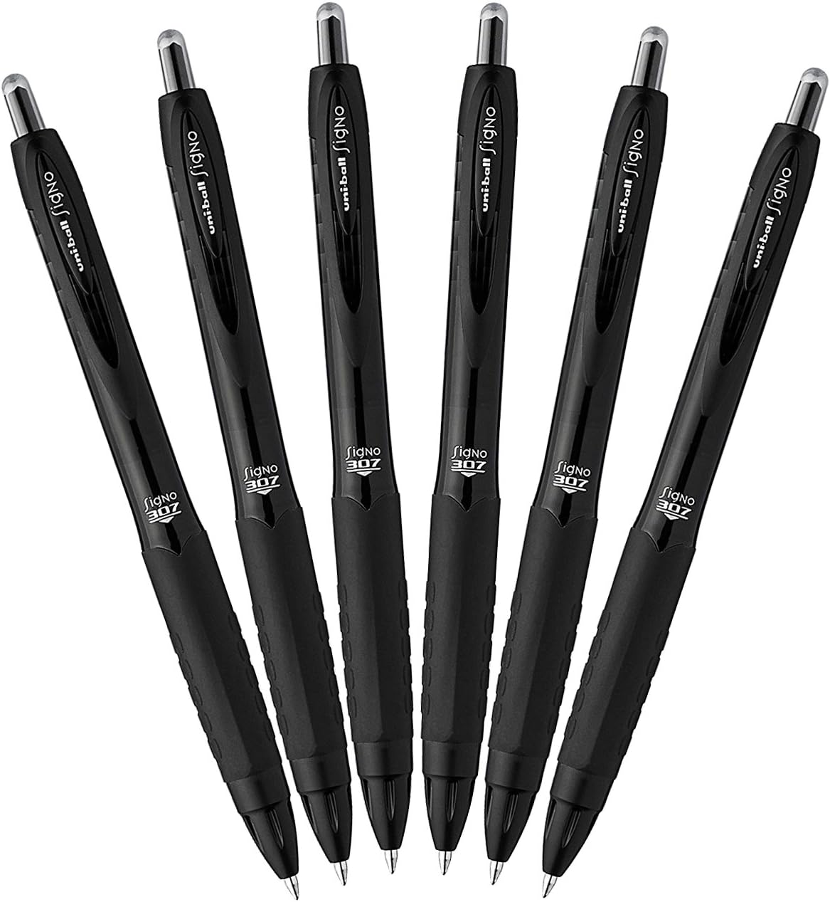 Signo 307 Retractable l Ink Pen, 6-Count