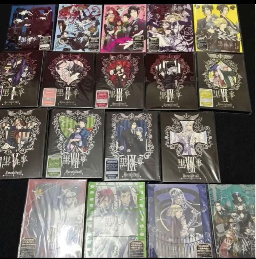 黒執事 1期+2期 各9巻ずつ 全18巻 DVD 全巻