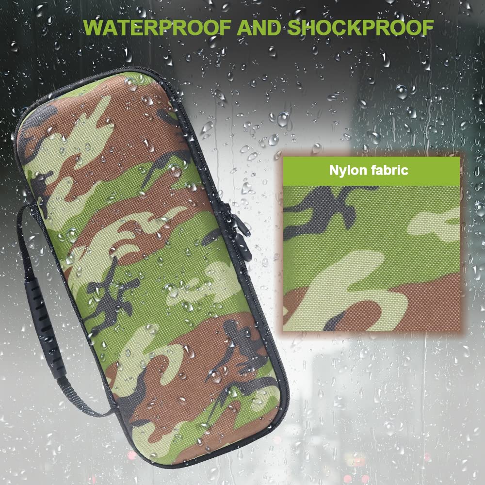 Travel Carrying Case for Steam Deck Storage Bag, EVA Handbag Protective Portable Travel Storage Bag Carry Case with Pockets for Steam Deck Accessories Waterproof & Drop-Proof Storage Bag Camouflage