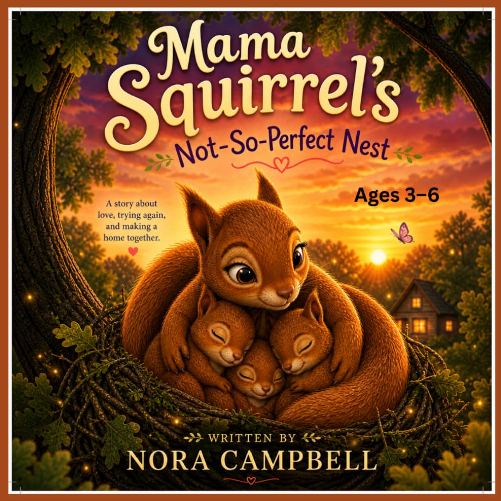 Mama Squirrel’s Not-So-Perfect Nest: Heartwarming journey| Perfect for ages 3–6