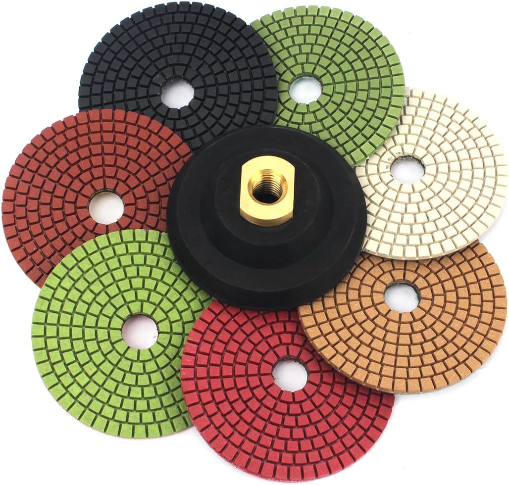 4 inch Concrete Diamond Polishing Pad 10 Pcs Set with