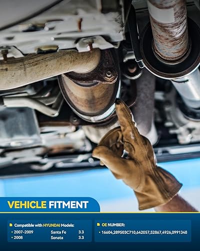 Vista 108 de PHILTOP Convertidor catalítico de alto flujo para Encore 1.4L 2013-2021, Cruze 1.4L 2011-2015, Cruze Limited 1.4L 2016, Sonic 1.4L 2012-2020, Trax