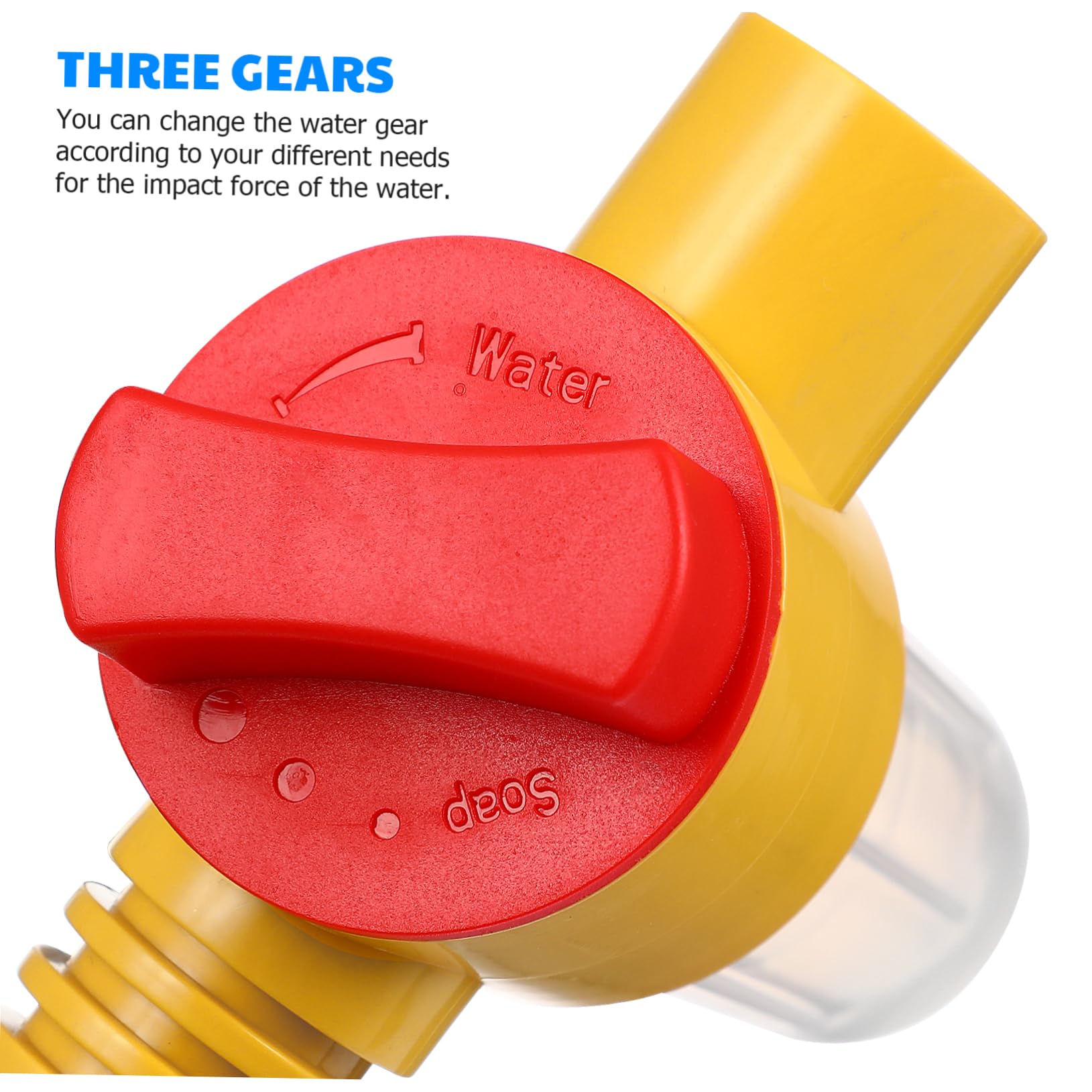 ULTECHNOVO Brosse de Nettoyage Forte Absorption d'eau pour Voiture Rotative Automatique avec Manche Long en Chenille et PP Supporte Pulvérisation et Nettoyage, pour Lavage de Voiture