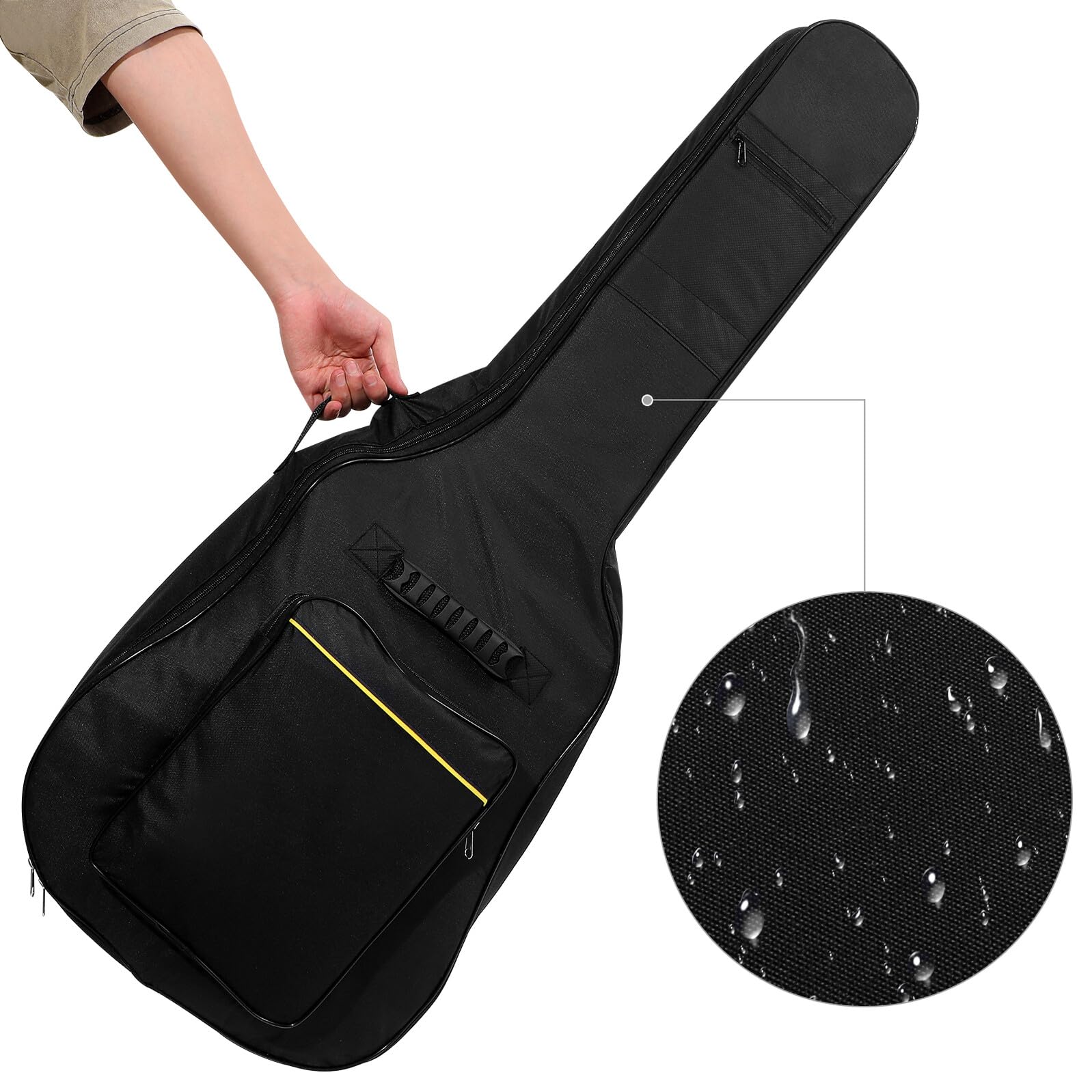 SHOWERORO Rękaw ochronny gitary akcesoria na gitarze akustyczne obudowa gitarowa Torba gitary akustycznej Guitar Holder Przechowywanie gitarowe Losowy Kolor