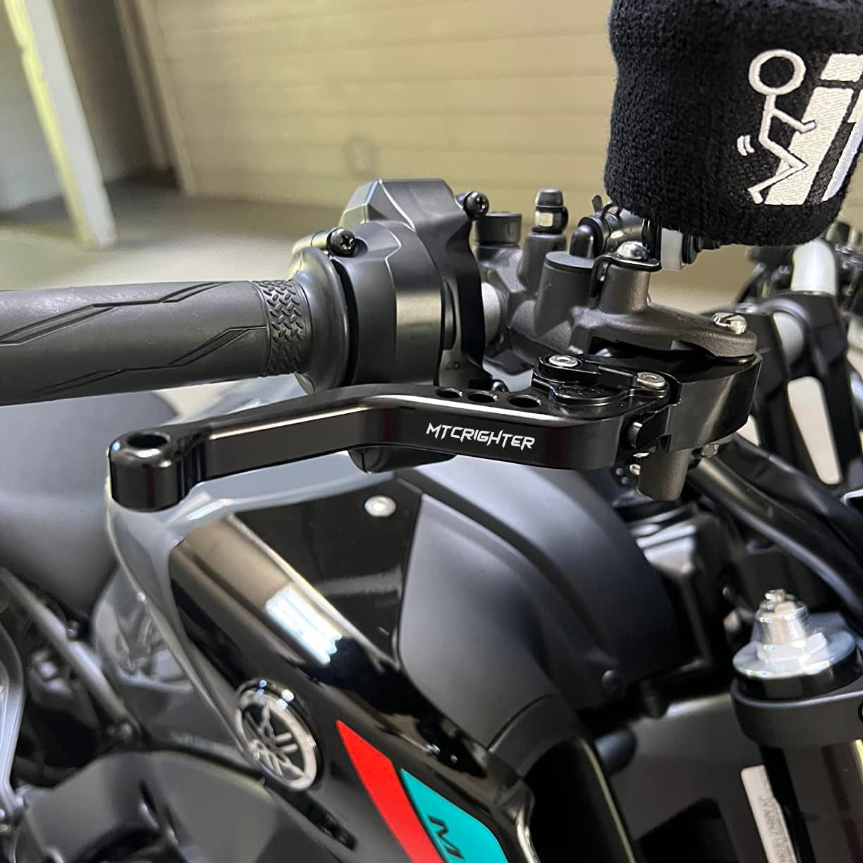 Compatibile con Royal Enfield Himalayan 450 Guerrilla 450 2024 2025 Leva freno corta Leva frizione, Realizzato in lega di alluminio CNC (Black)