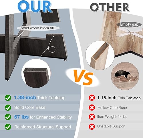 Miniatura 39 de Juego de mesa de comedor redonda para 4 personas con sillas, mesa de cocina y sillas, juego de mesa de comedor, silla moderna de mediados de siglo