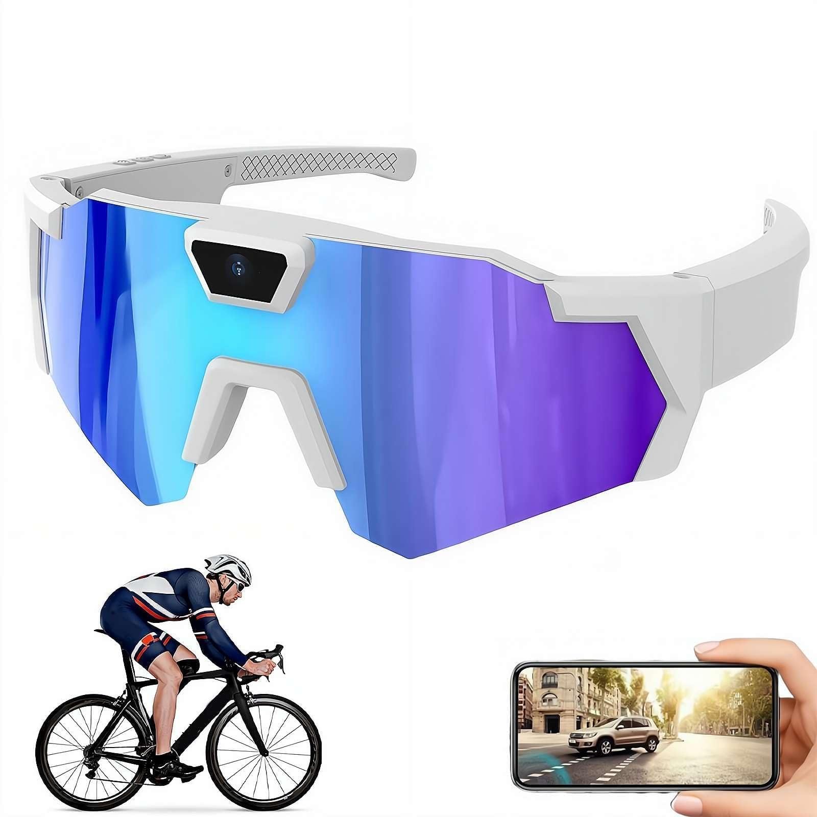 2026 Upgraded Baseball Glasses with Camera 4K Video Camera Glasses Recording Sunglasses With Camer-a for Sports 32G