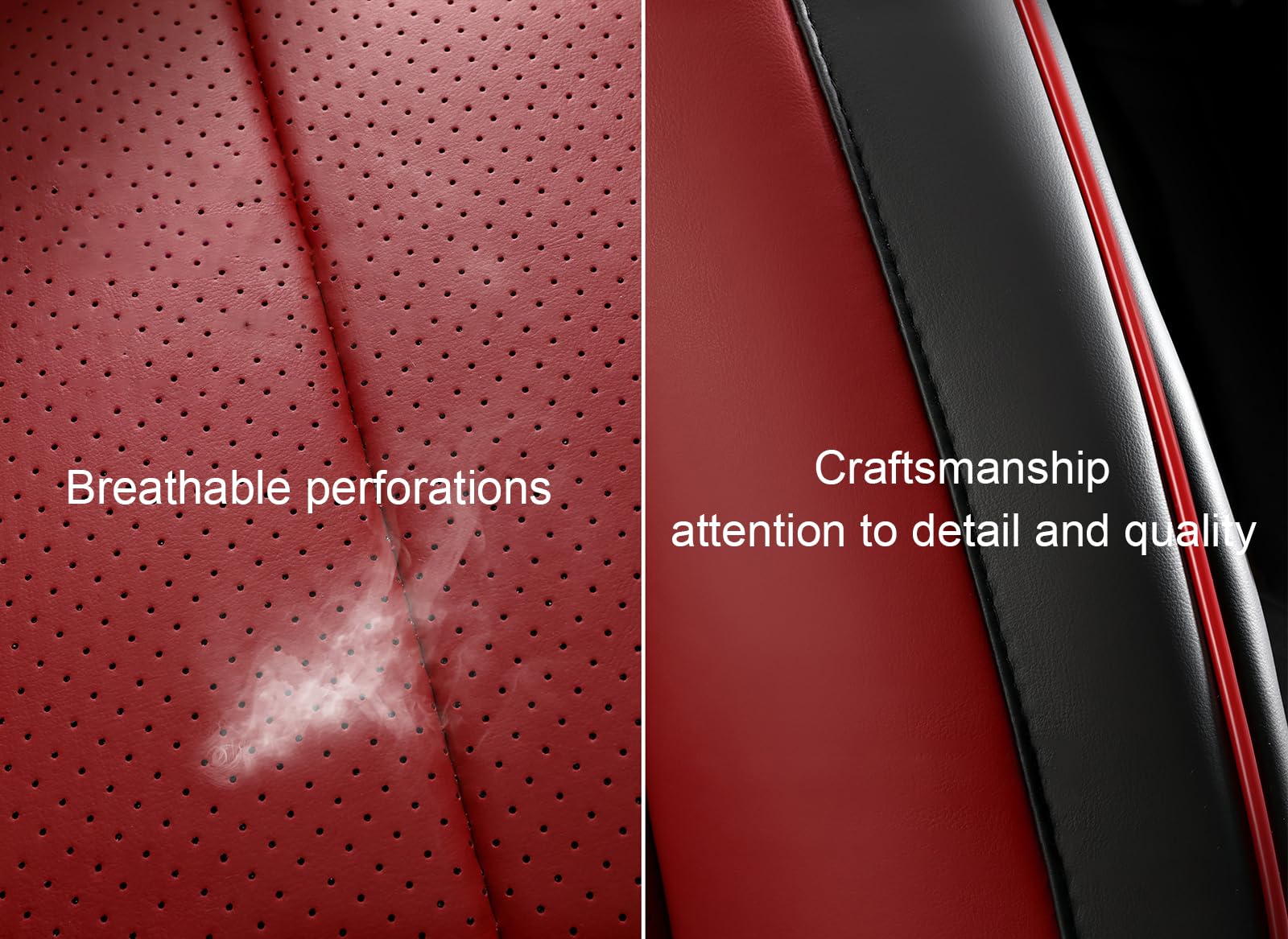 Autositzbezüge Komplett Set Universal in Premium Design | Schonbezüge für Opel Corsa Astra Meriva Insignia Mokka | Wasserdicht Sitzbezug | Auto Sitzbezüge Airbag Geeignet Rosa