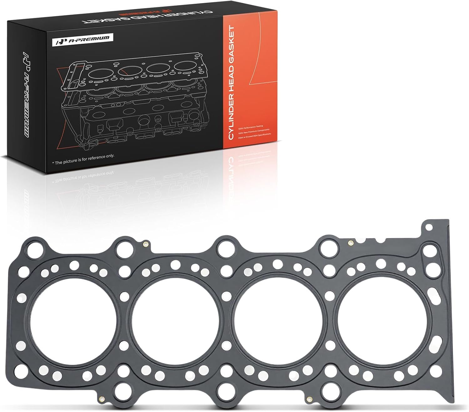 A-Premium L4 Engine Cylinder Head Gasket Compatible with Suzuki SX4 07-09 2.0L, Aerio 02-03 2.0L, Esteem 99-02 1.8L, Sidekick 96-98 1.8L, Vitara 99-03 2.0L & Chevrolet Tracker 99-03 2.0L, Non-Asbestos