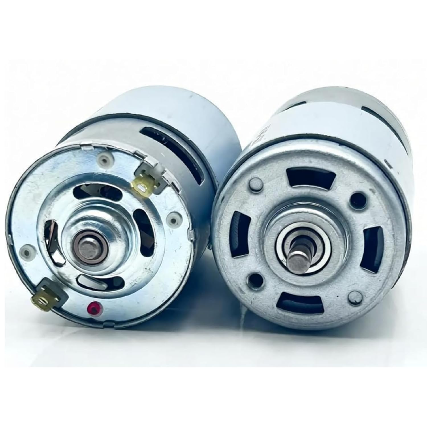 RS775SH DC 21V High Speed Brush Motor, 12.45N.m Torque, 735W Power Output, Silver Micro Motor for Power Tools (7000-12000 RPM 21V)