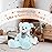 MorisMos Giant Teddy Bear 4 Feet, 47inch Big Teddy Bear Stuffed Animal Plush for Girlfriend, Boyfriend, Light Blue