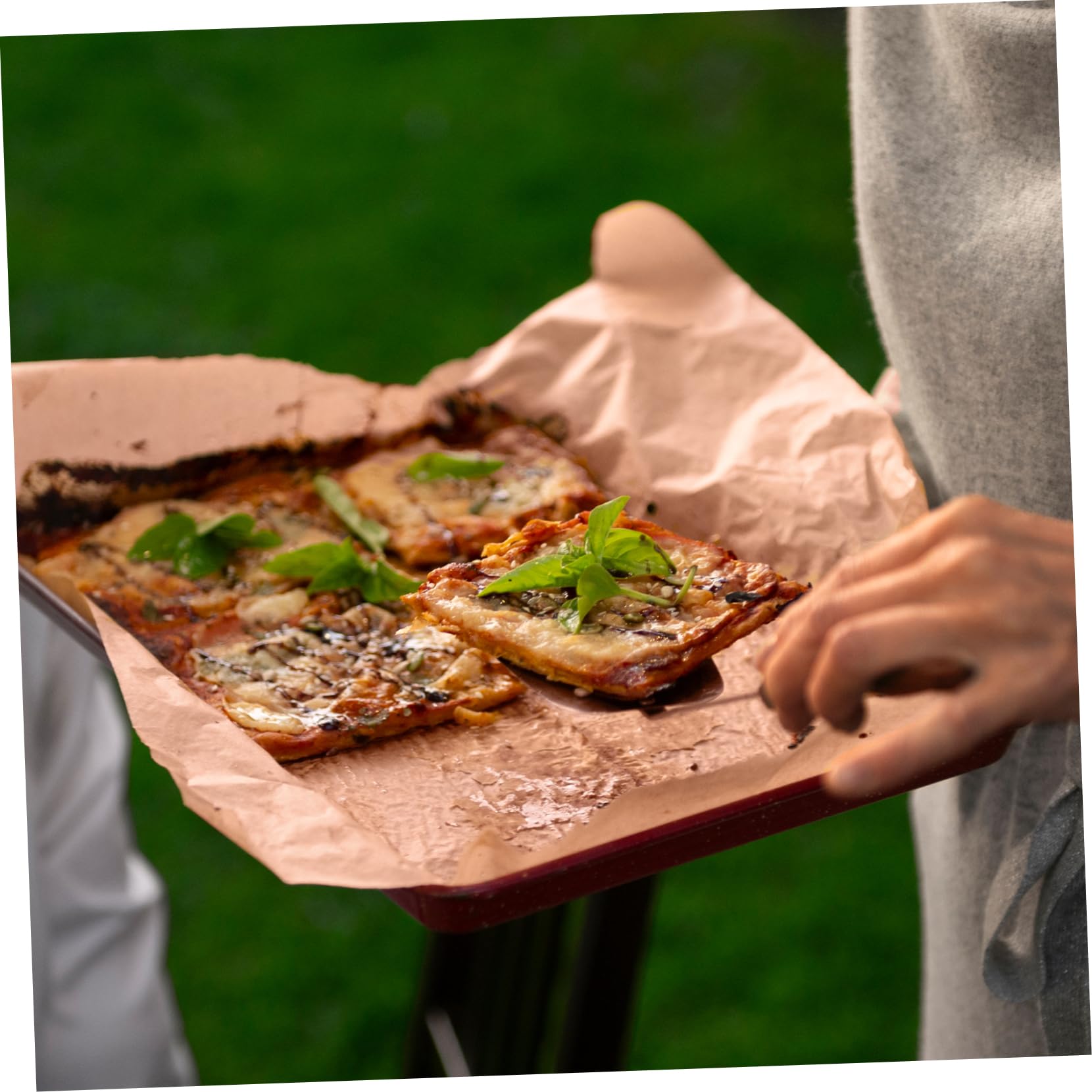 Carta da Macellaio in Rotolo 1 Rotolo, Carta Kraft Rosa | Resistente allo Strappo, Uso Versatile, Leggera e Portatile, per Creare Sacchetti Alimentari e Grigliare