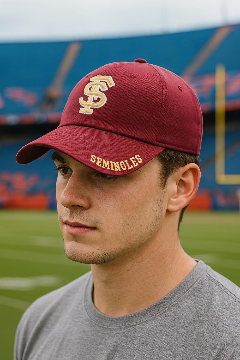Florida State Classic Edition Hat Official Team Logo Adjustable Embroidered Cap