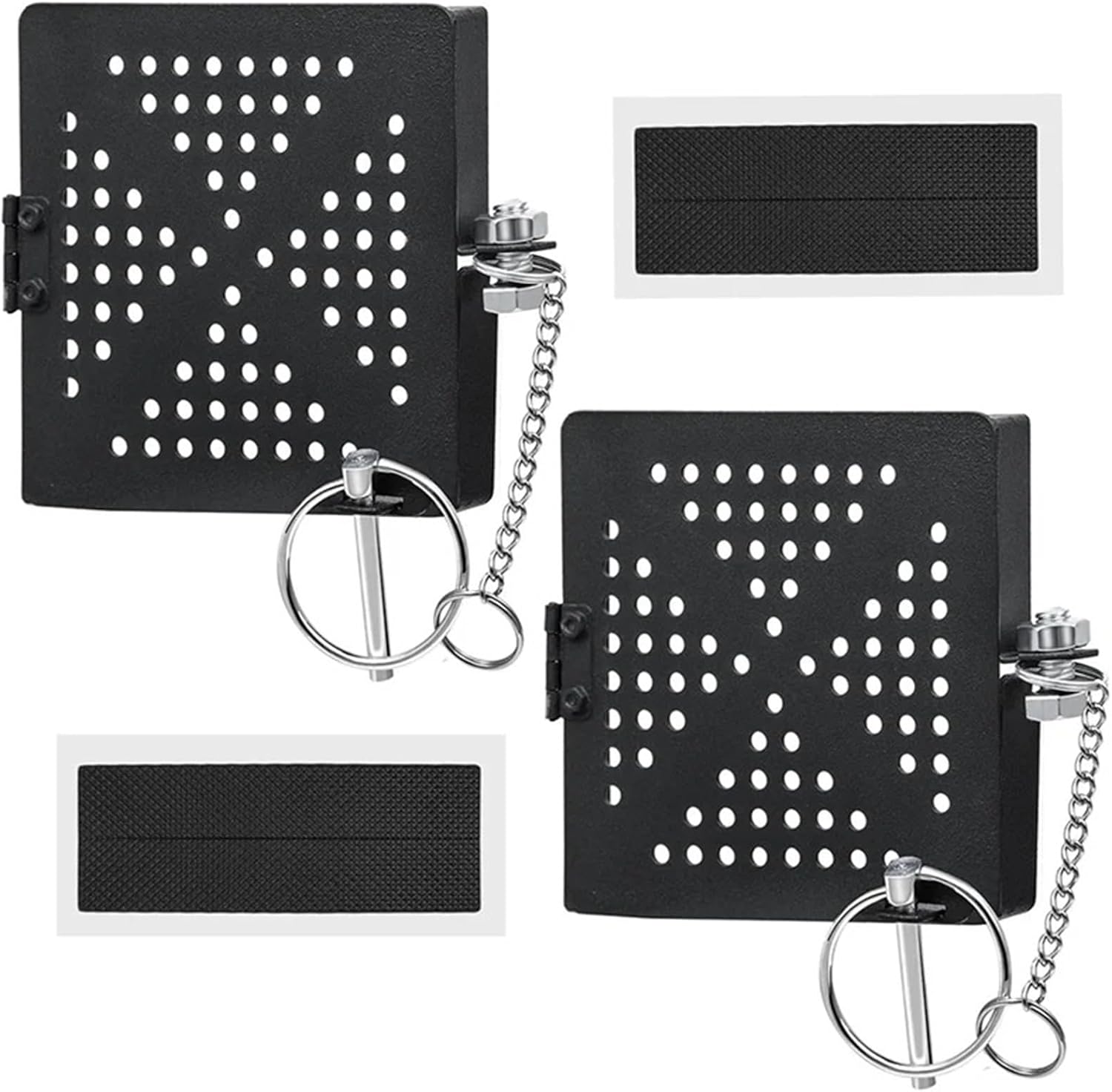 2Pcs 4Inch RV Bumper End Cap Camper Bumper Cap Cover Sewer Hose Storage Cap with No-Insect Vent Holes